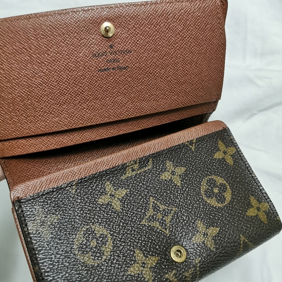 LOUIS VUITTON authentic monogram canvas medium flap wallet cardholder - Picture 2 of 10